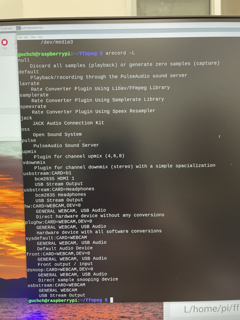 Live streaming video and audio with a USB webcam Smart Devices for Fun